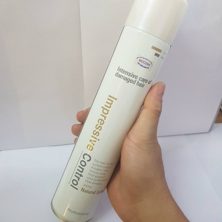 Gôm mềm Mugens Natural Spray tạo kiểu cho tóc, giữ nếp lâu Hàn Quốc 300g