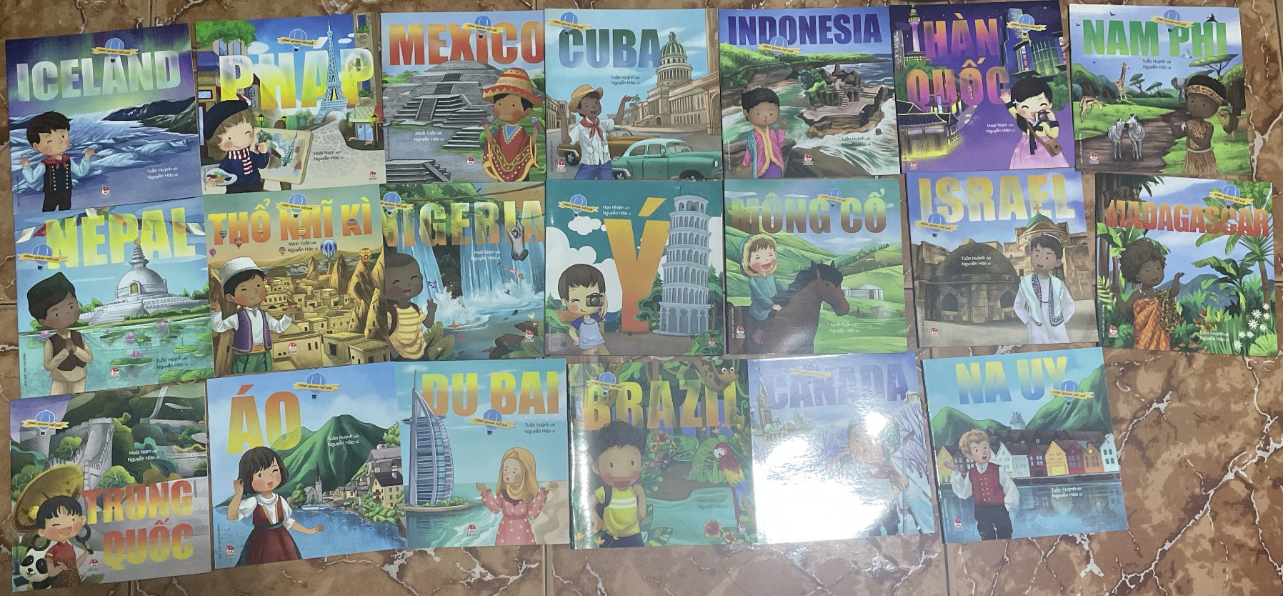 Combo Sách Thiếu Nhi : Vòng Quanh Thế Giới  -NXB KIM ĐỒNG -