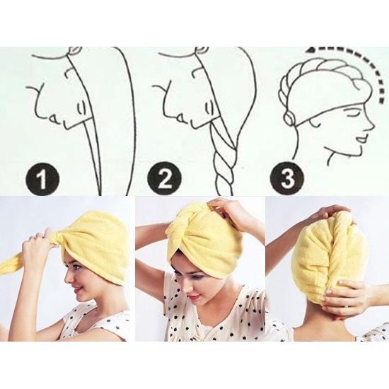Mũ trùm đầu đa năng khi tắm, hấp tóc