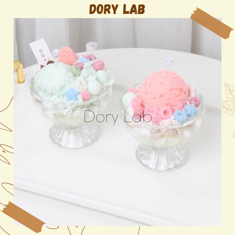 Nến Thơm Ly Kem Kẹo Ngọt Pastel Handmade, Quà Tặng Ý Nghĩa - Dory Lab