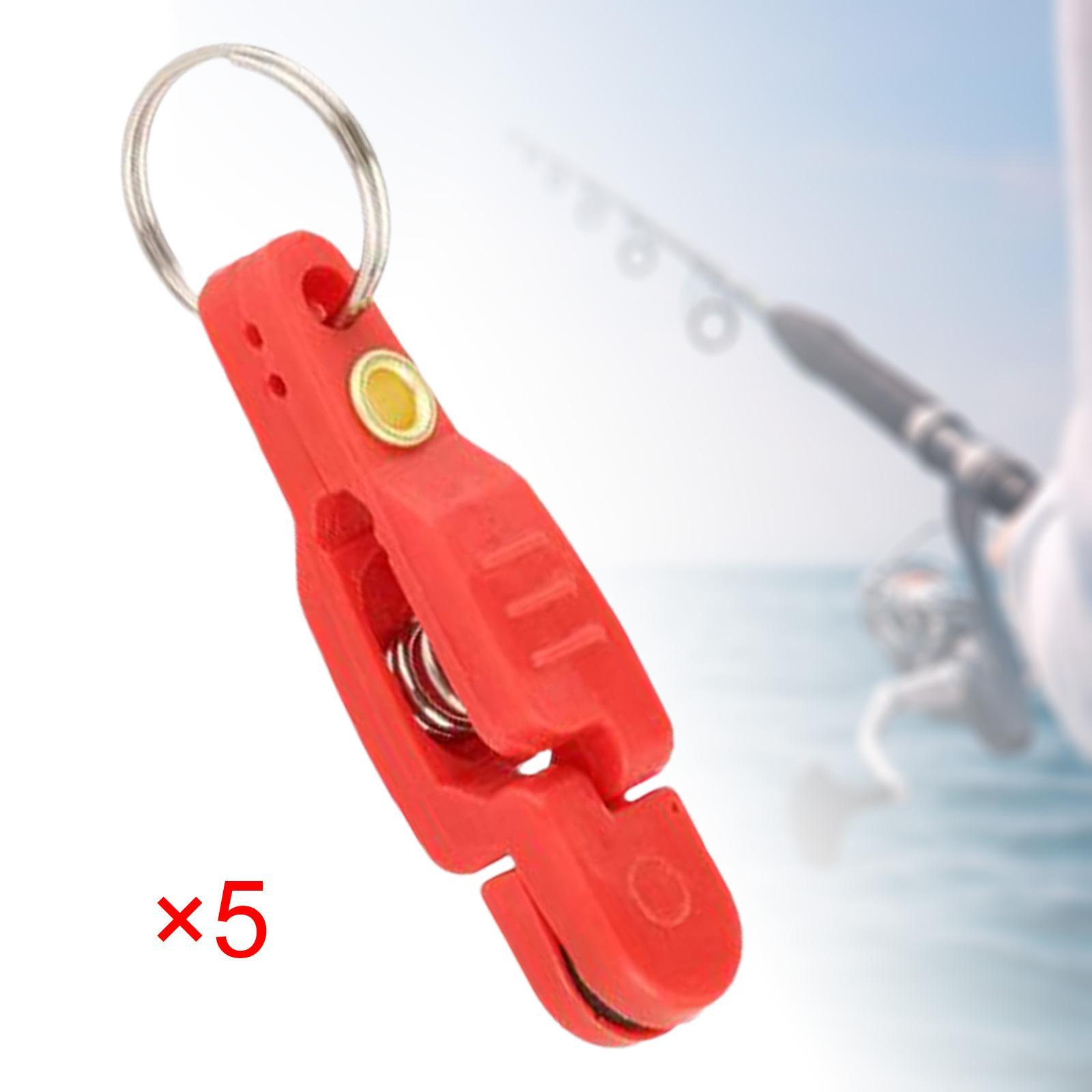 Heavy tension snap release clips for weight Red