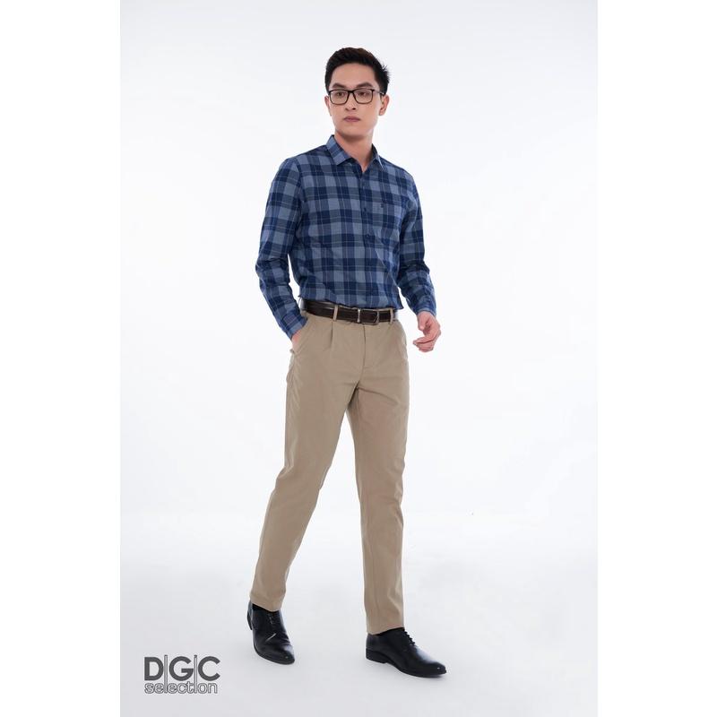 Áo so mi Nam dài tay kẻ caro DGC - SASDCB05M-S