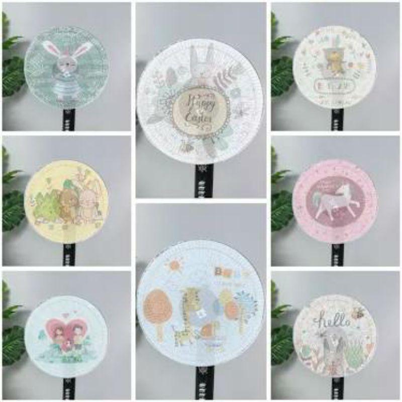 Lưới bọc quạt chống bụi an toàn cho bé loại to - Lưới trùm quạt hình thú dễ thương chống chạm tay