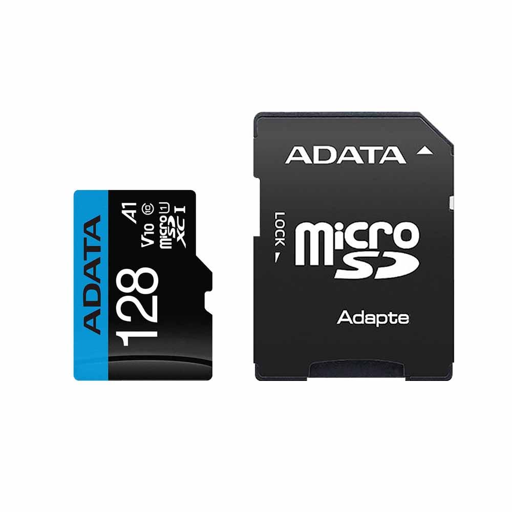 Thẻ nhớ ADATA Micro SD 64GB A1 U1 C10 V10 Thẻ TF tốc độ cao Hỗ trợ quay video HD 1080P giám sát tại nhà bằng camera hành trình - Màu xanh lam - 64GB