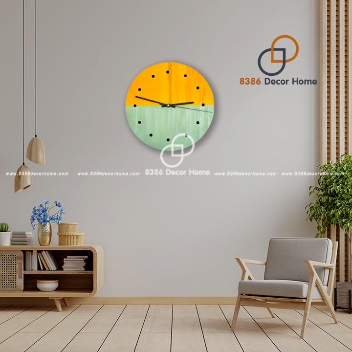 Đồng hồ decor treo tường gỗ kim trôi hiện đại sang trọng handmade decor vintage độc lạ thiết kế tối giản
