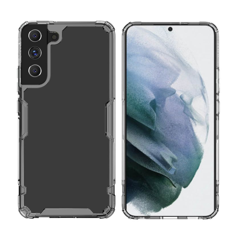 Ốp lưng silicon trong suốt cho Samsung Galaxy S22 Plus hiệu Nillkin Nature Pro mỏng 0.6mm - hàng nhập khẩu