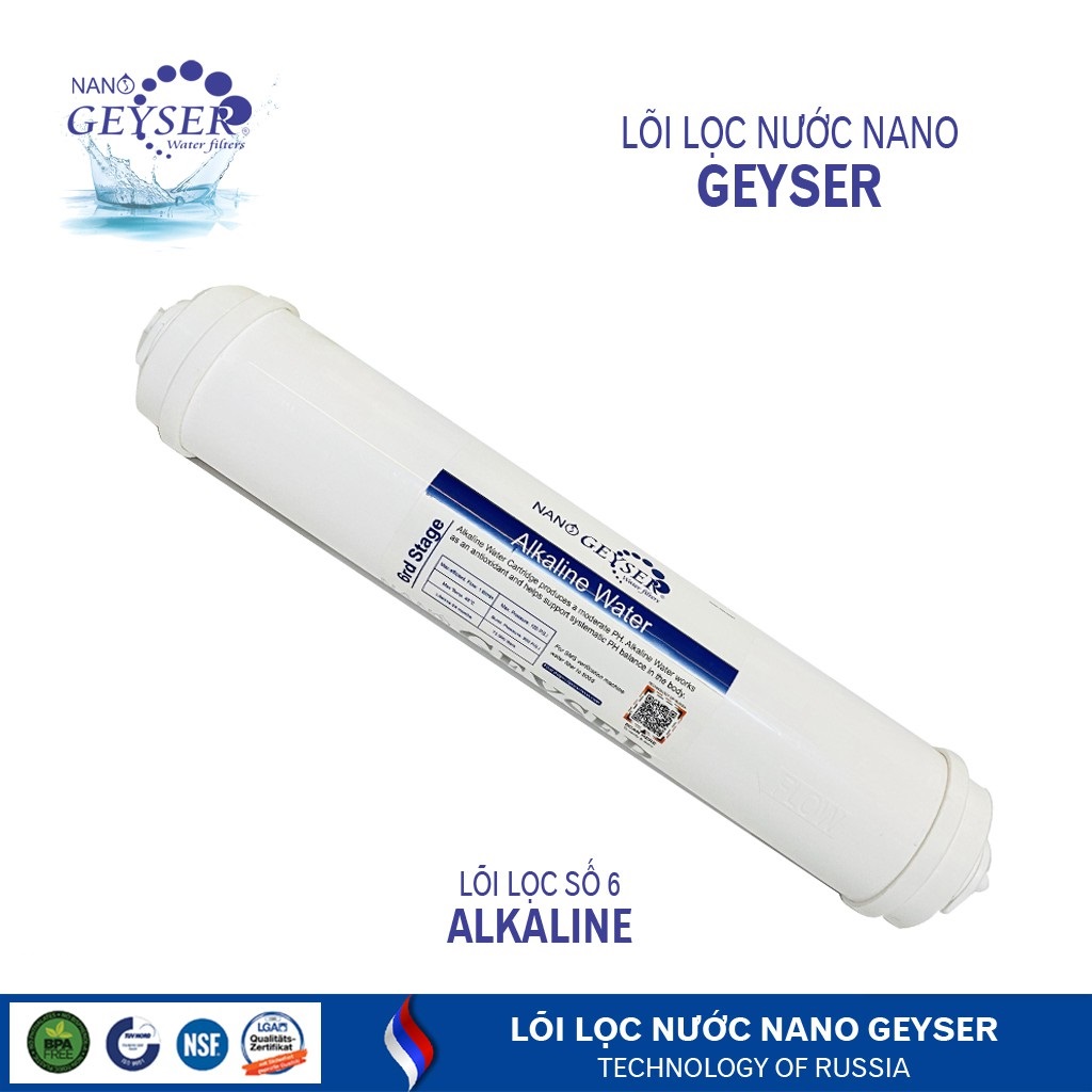 Máy lọc nước ro không vỏ  9 cấp lõi công nghệ Nga geyser eco 9