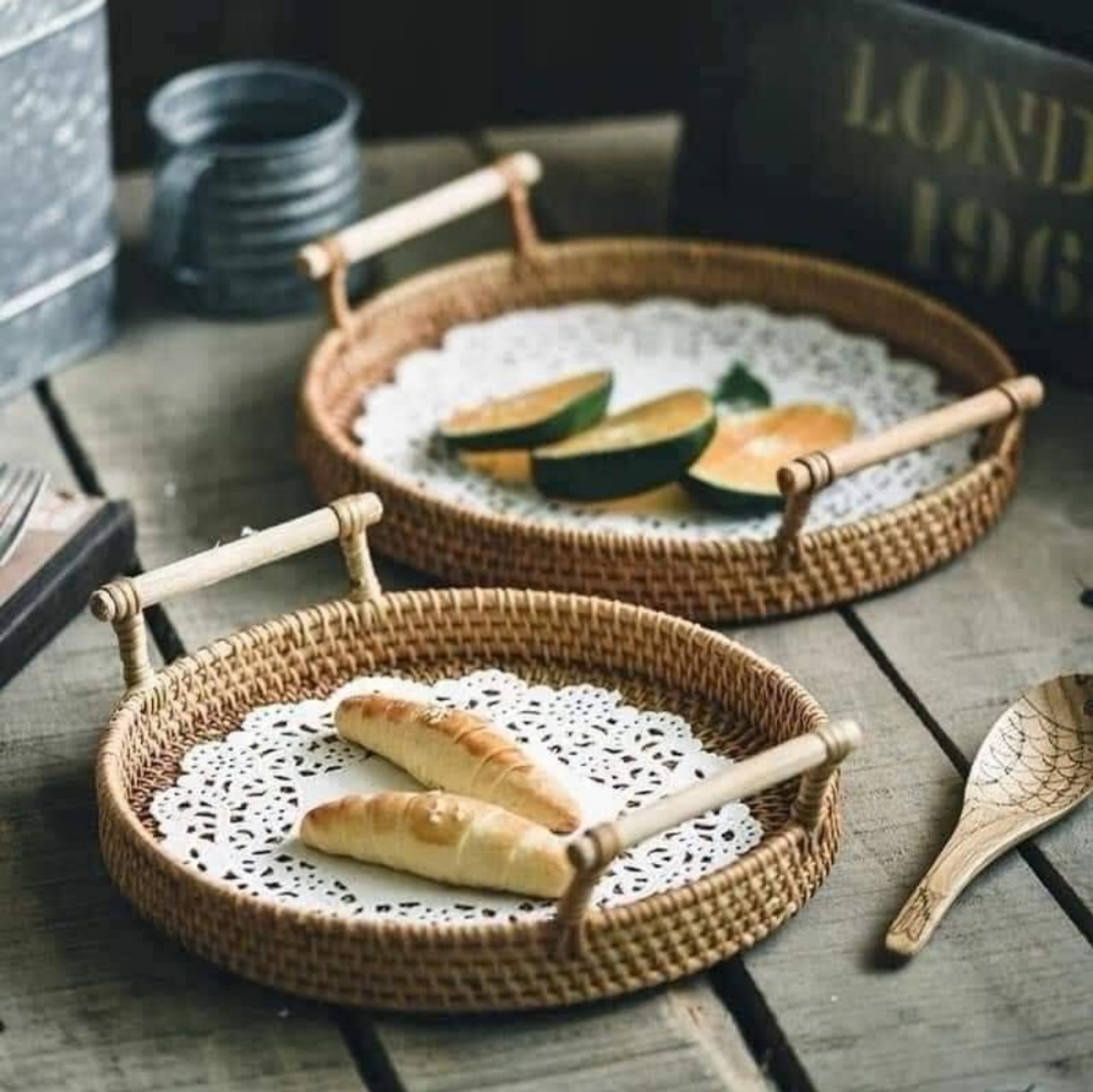 100 Tờ Giấy Nến Đục Lỗ Tròn hình hoa