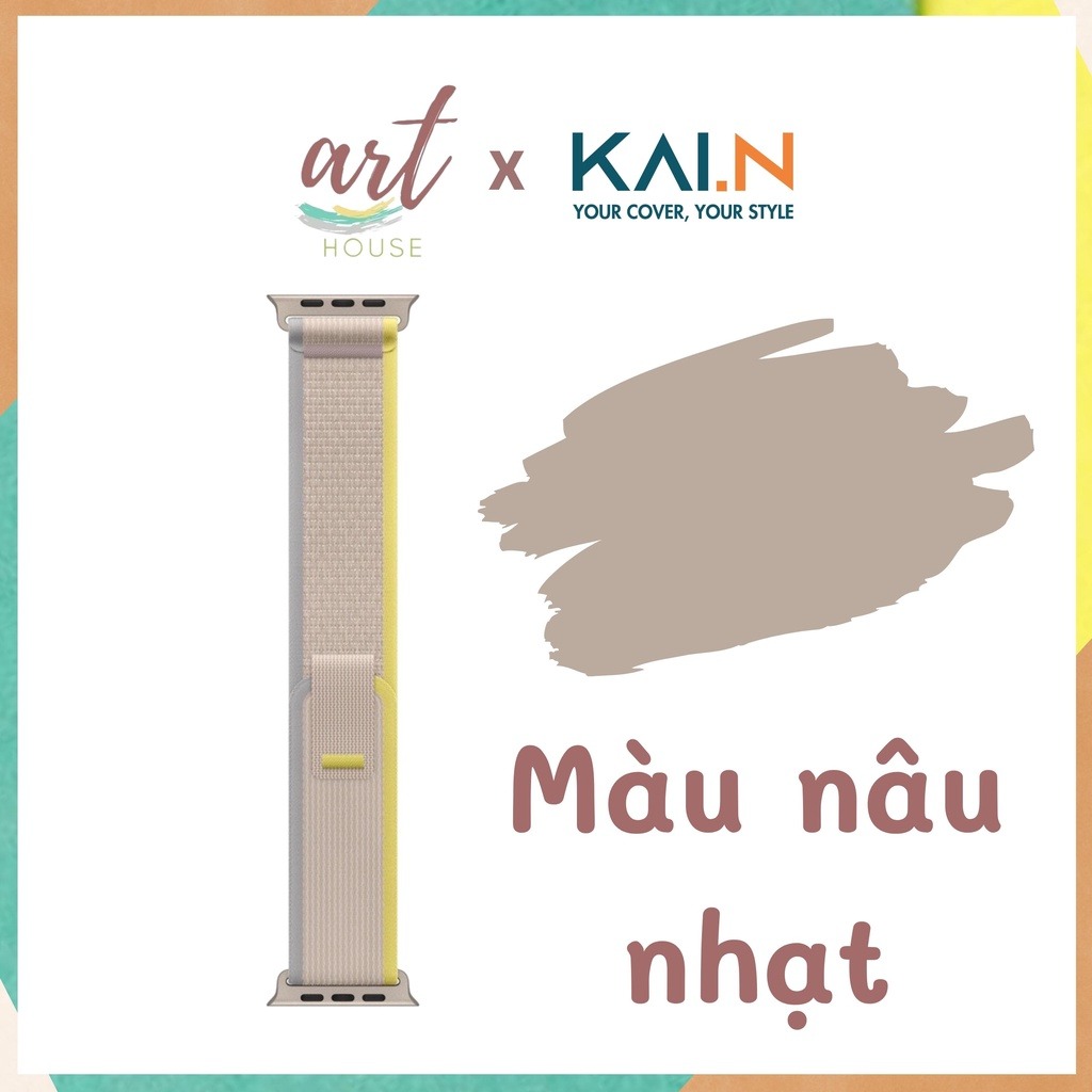 Dây Đeo Bằng Vải Thay Thế Dành Cho AppleWatch Ultra / AppleWatch Series - Trail Sport - Art House x Kai.N - Hàng chính hãng