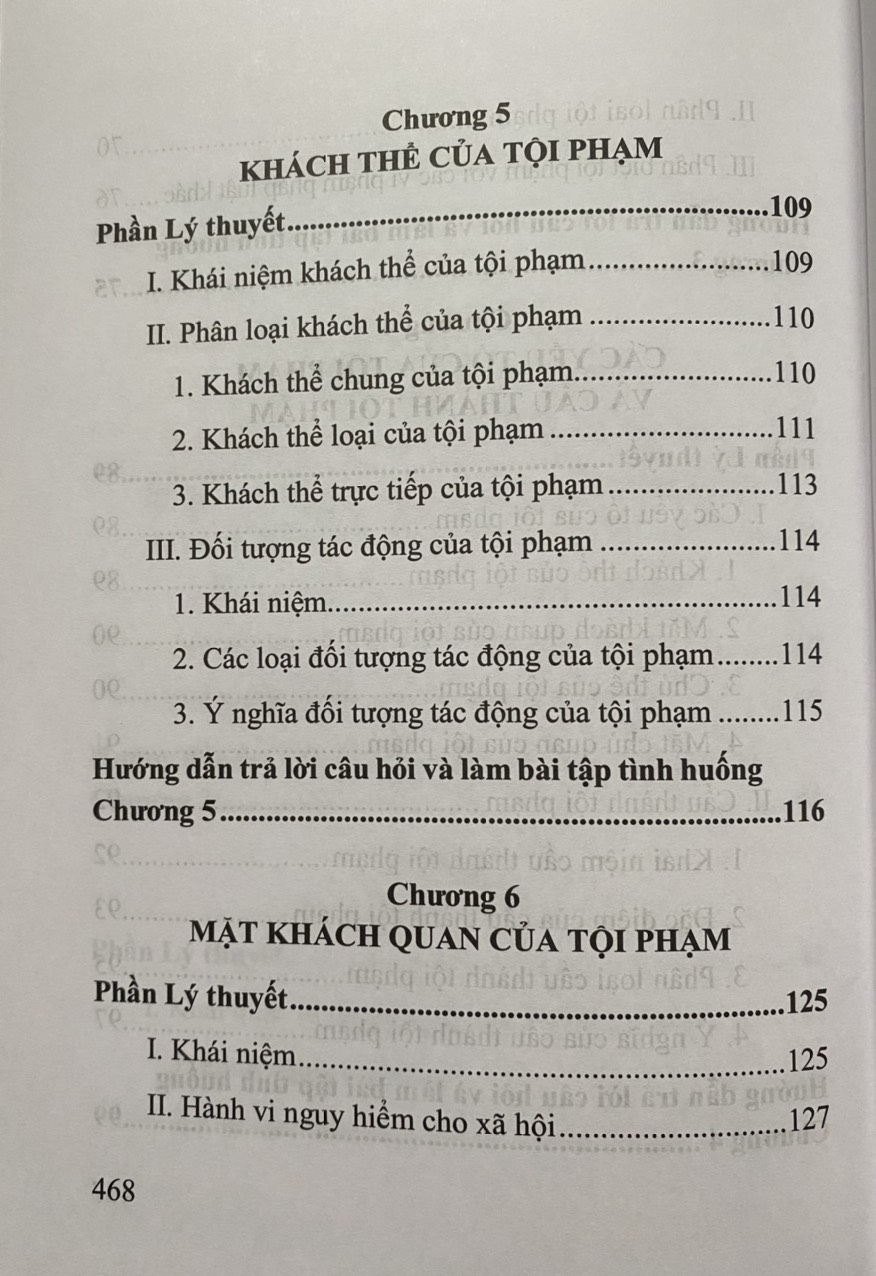 Hướng dẫn môn học Luật Hình Sự -Tập 1 - Phần Chung