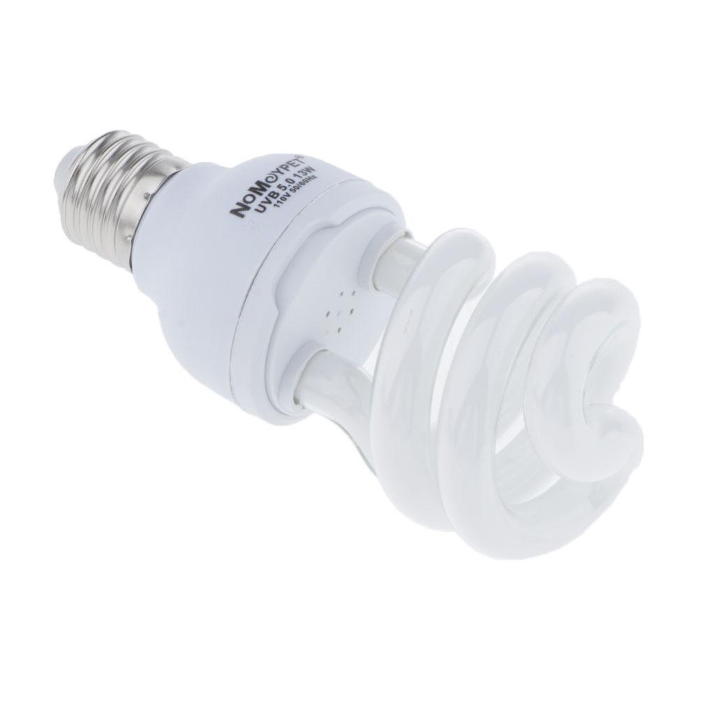 UVB Reptile Light Bulb Terrarium Amphibian Basking Lamp For Reptile