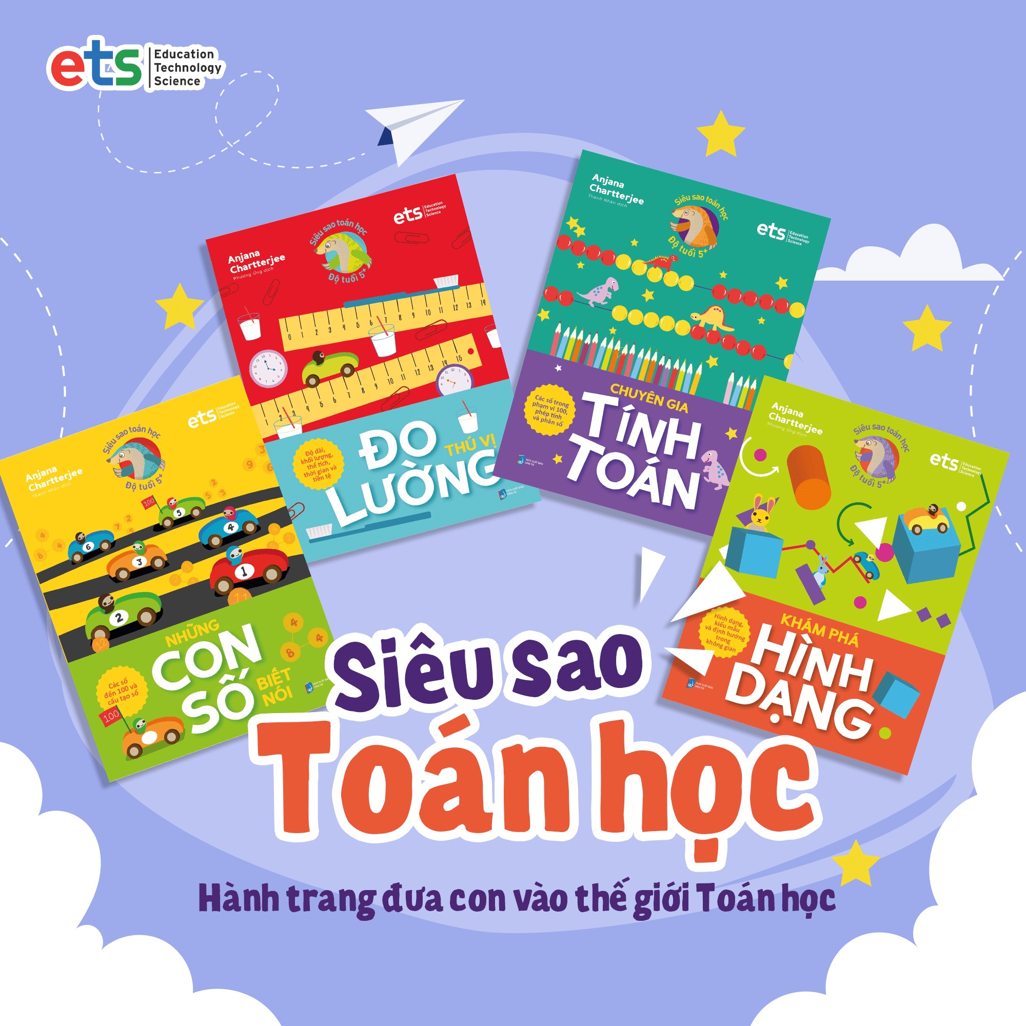 Sách Bộ Sách Siêu Sao Toán Học - Bộ 4 Cuốn
