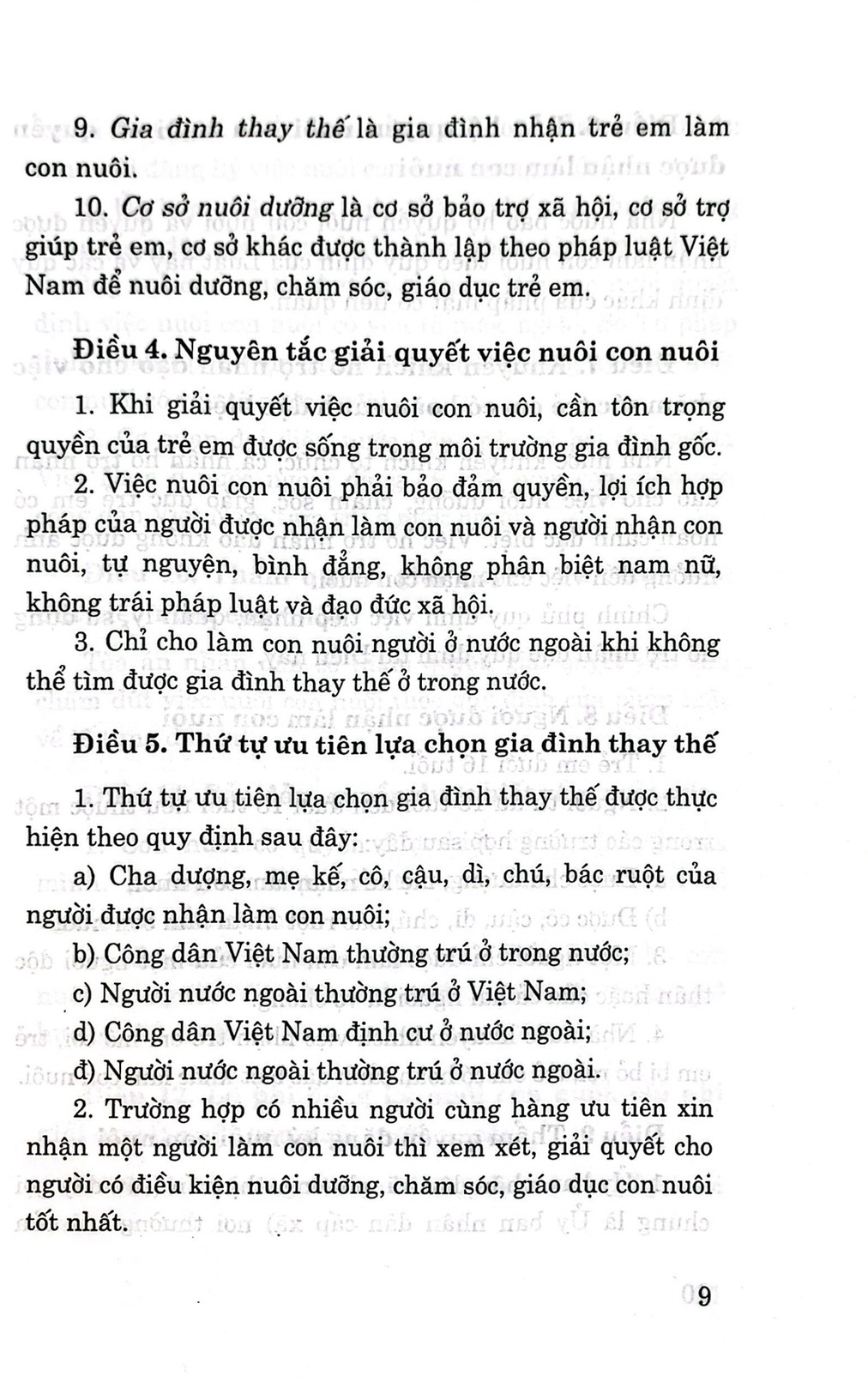 Luật nuôi con nuôi (Hiện hành) và văn bản hướng dẫn thi hành