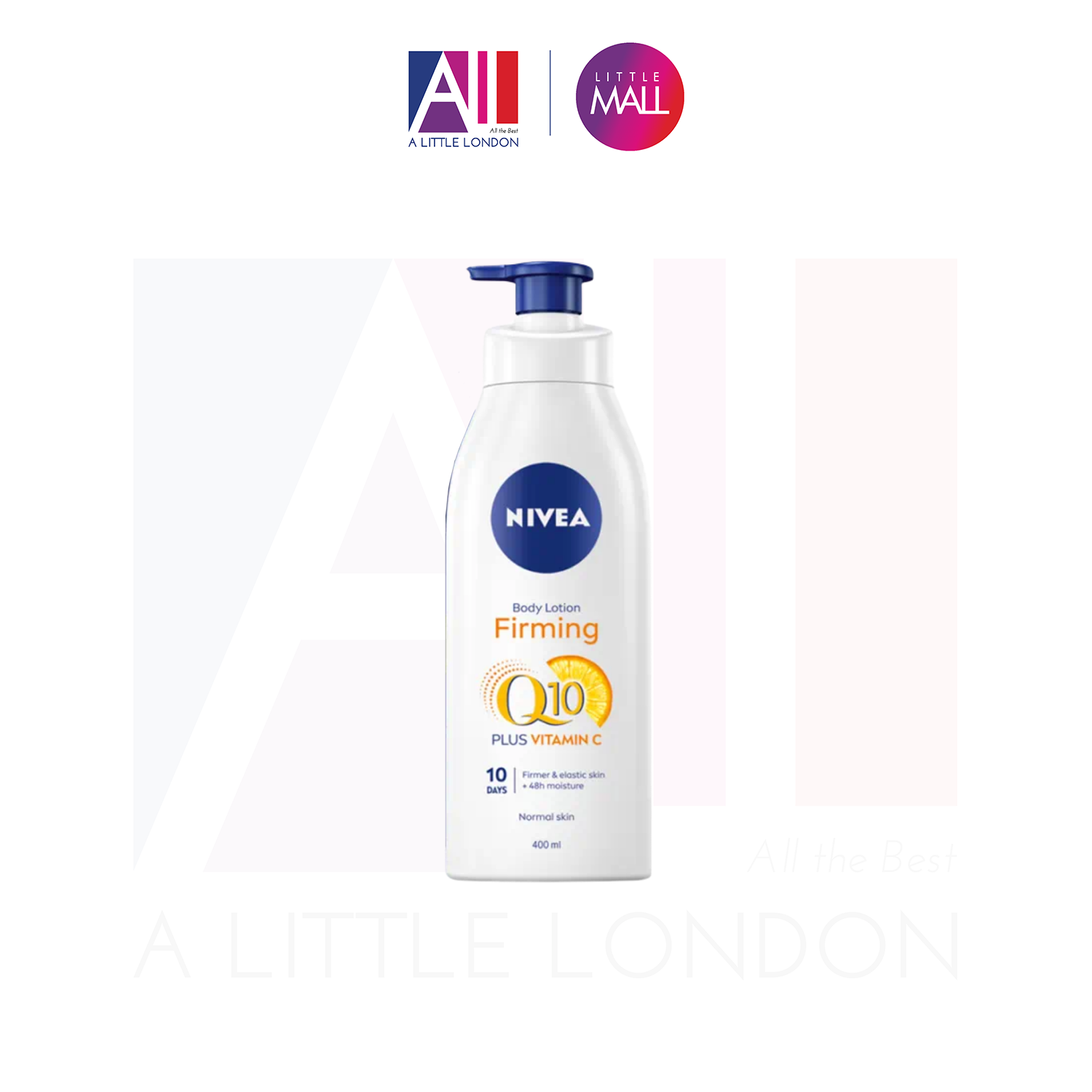 Dưỡng Thể Trắng Da Chống Lão Hoá, Da Thường Nivea Light Body Lotion Firming Q10 Vitamin C - 400Ml