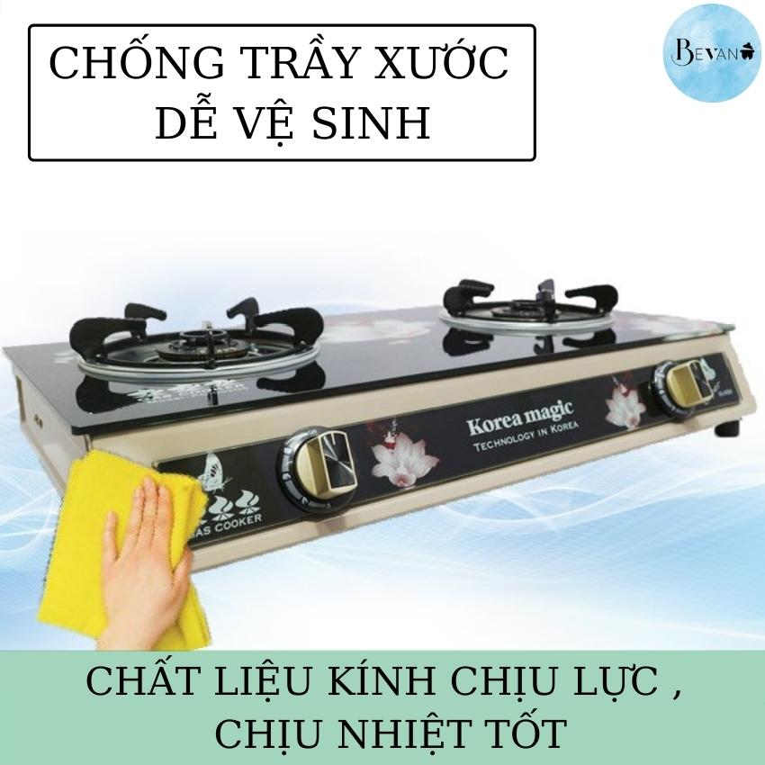 [ SIÊU PHẨM 2020 ] Bếp Gas Dương 2 lò Korea Magic PC-002D6 Tinh Tế , Sang Trọng Phù Hợp Với Mọi Gia Đình