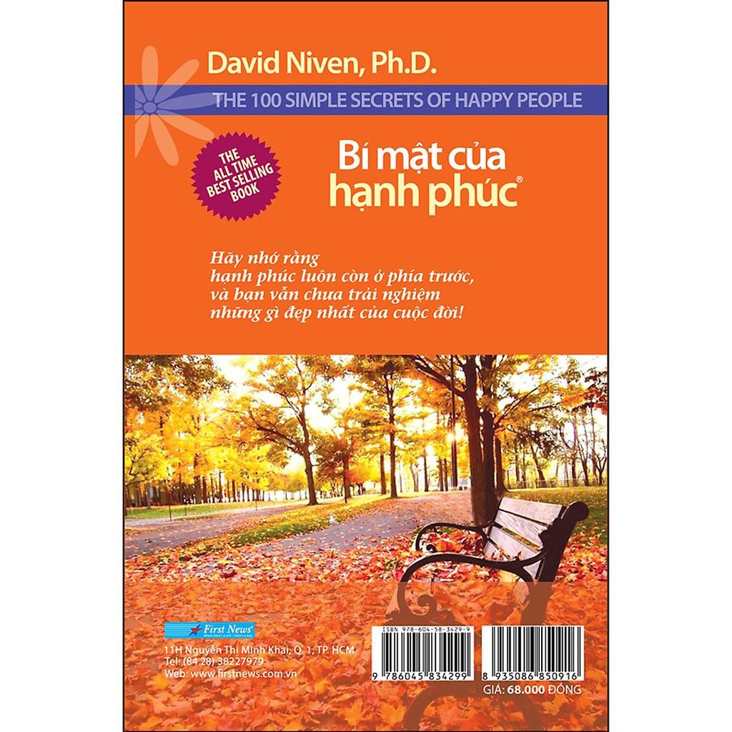 Sách - Combo Khổ Nhỏ Bí mật của hạnh phúc + Bài học diệu kỳ từ chiếc xe rác - FirstNews