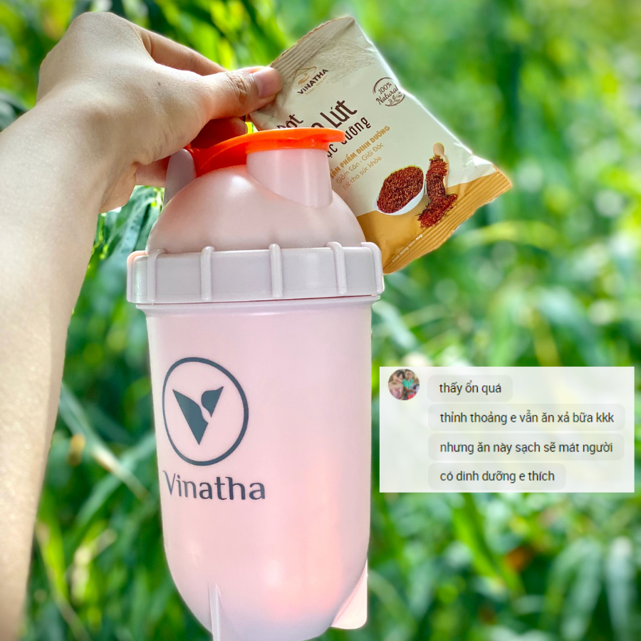 Bột Gạo Lứt Thực Dưỡng Vinatha, Tiêu Mỡ Cải Thiện Sức Khỏe 21 túi nhỏ