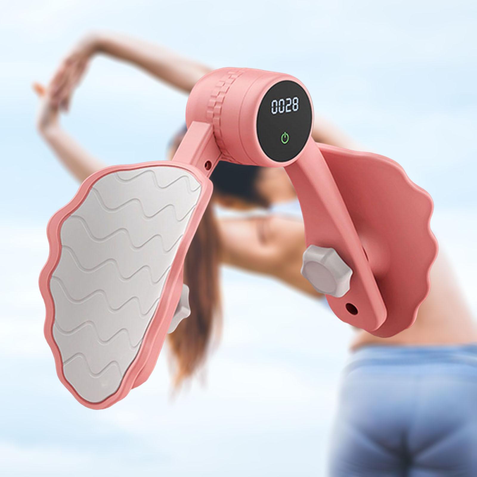 Intelligent Counting  Floor Trainer Leg Press Machine Pink