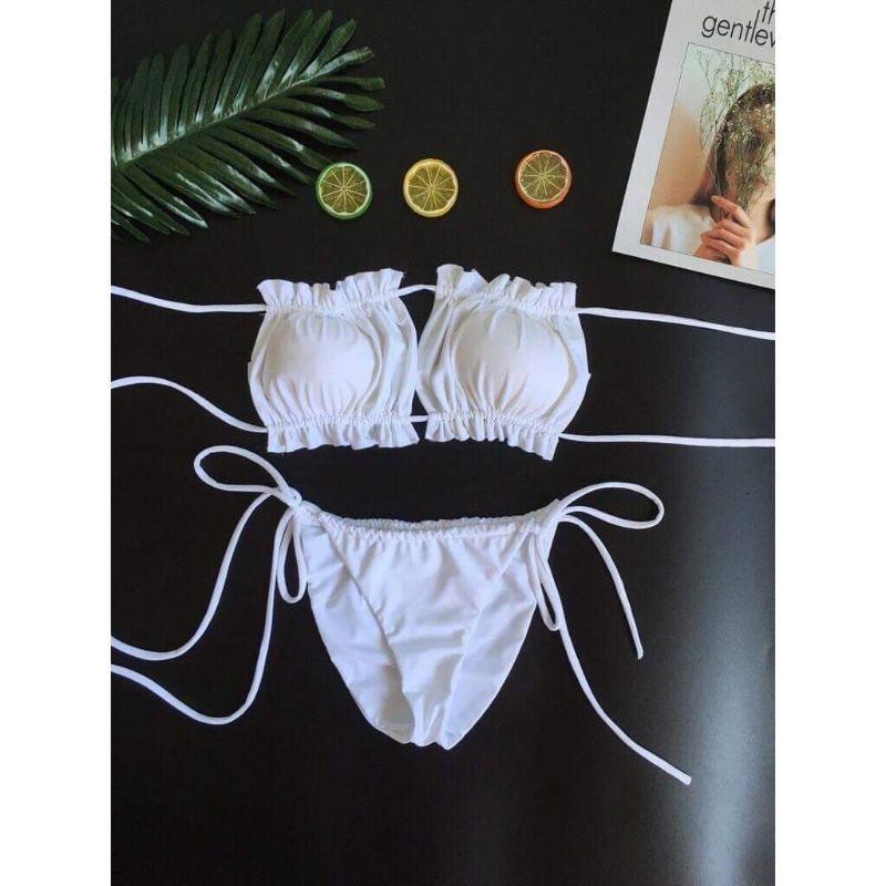 Bikini 2 mảnh dây rút (hình thật)