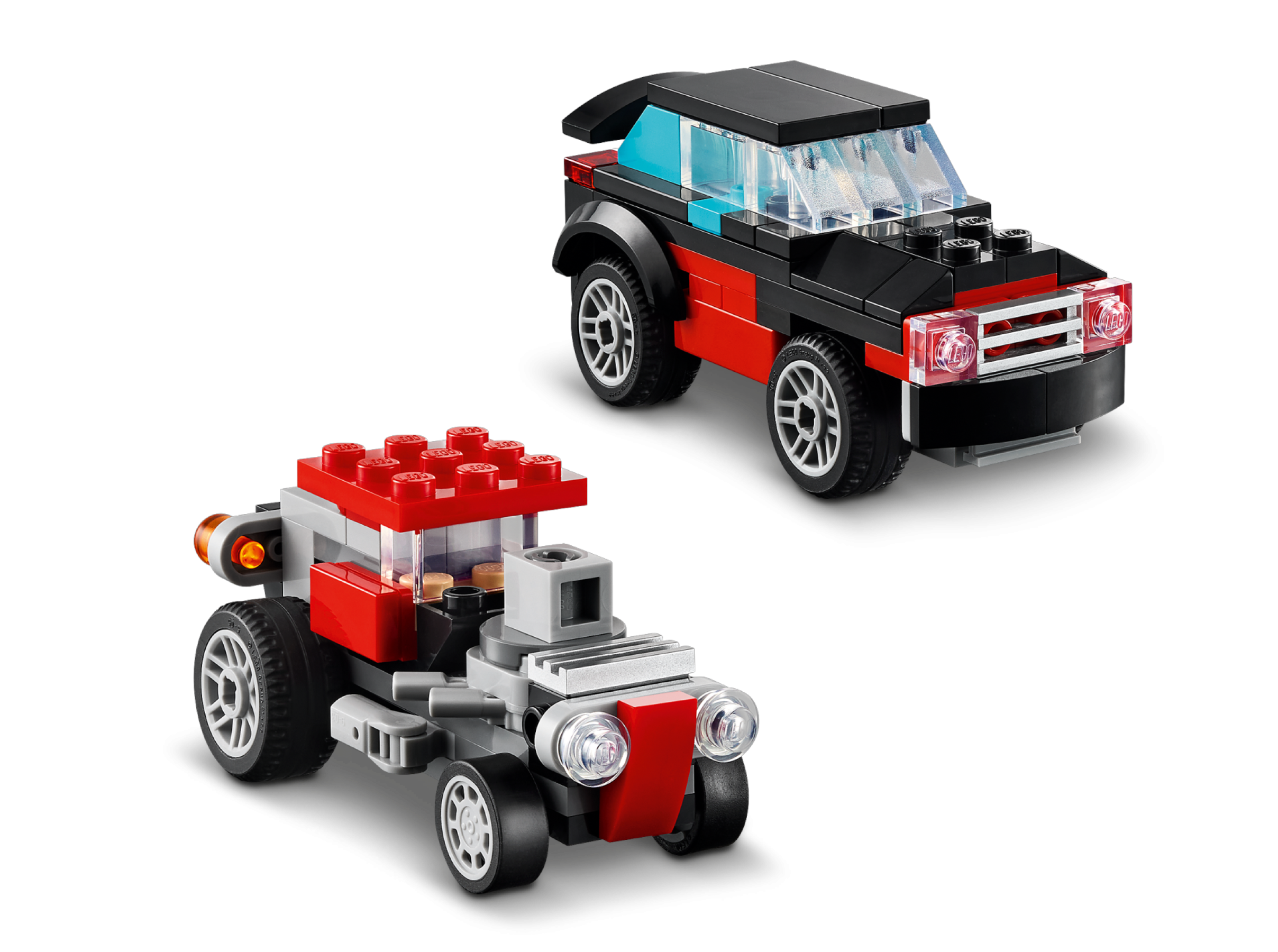Đồ Chơi Lắp Ráp Xe Tải Vận Chuyển Trực Thăng 3 In 1 - Flatbed Truck With Helicopter - Lego Creator 31146 (270 Mảnh Ghép)