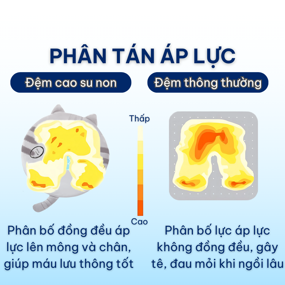 Đệm Lót Ghế Ngồi Cao Su Non Ánh Sao Êm Mềm Chống Ê Đệm Ngồi Bệt Miếng Lót Ngồi Decor Sofa Văn Phòng Nệm Lót Ghế