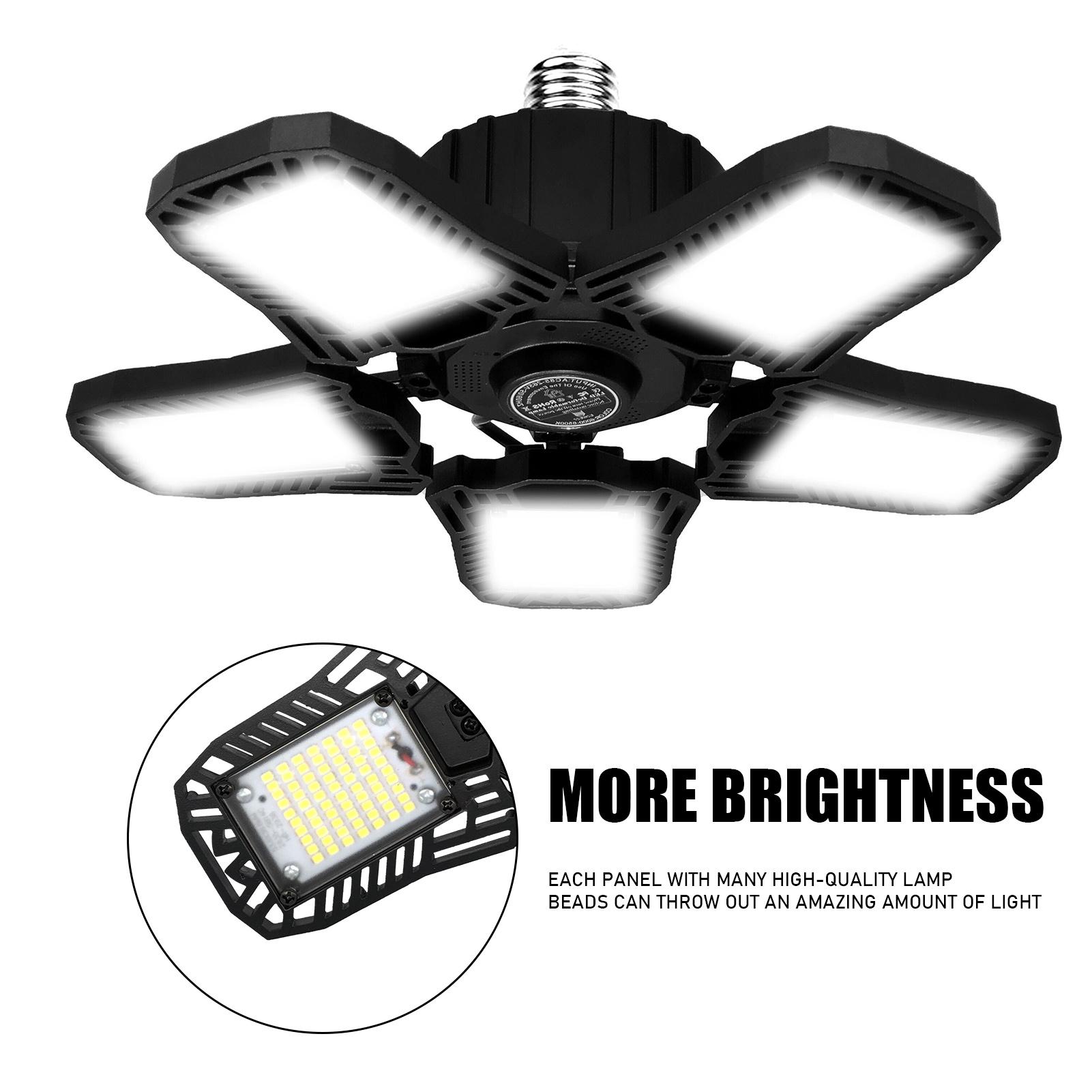 Bóng đèn trần nhà có bảng điều chỉnh cho nhà kho xưởng 80W