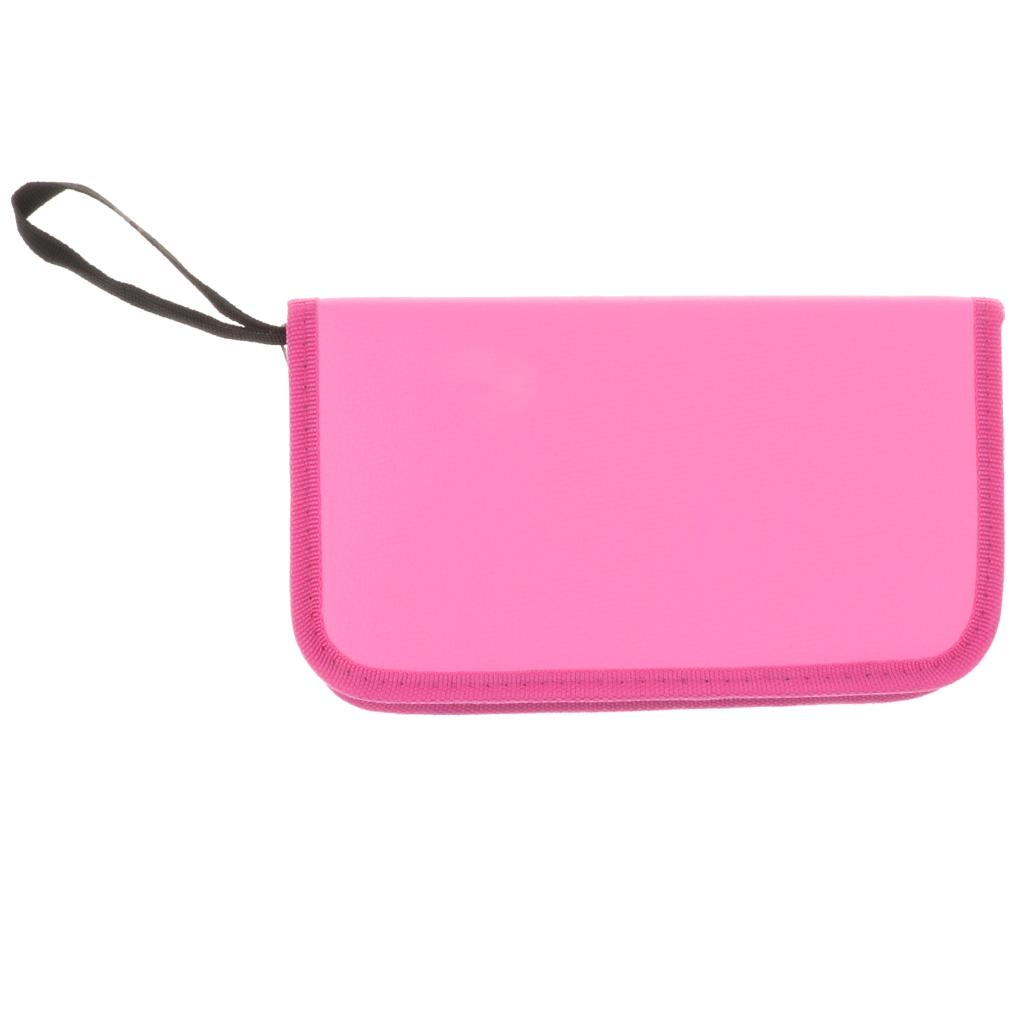 Yellow/Black/Pink Soft Artificial Leather Hair Scissor Shears Case Hairdressing Combs Tools Pouch Holster