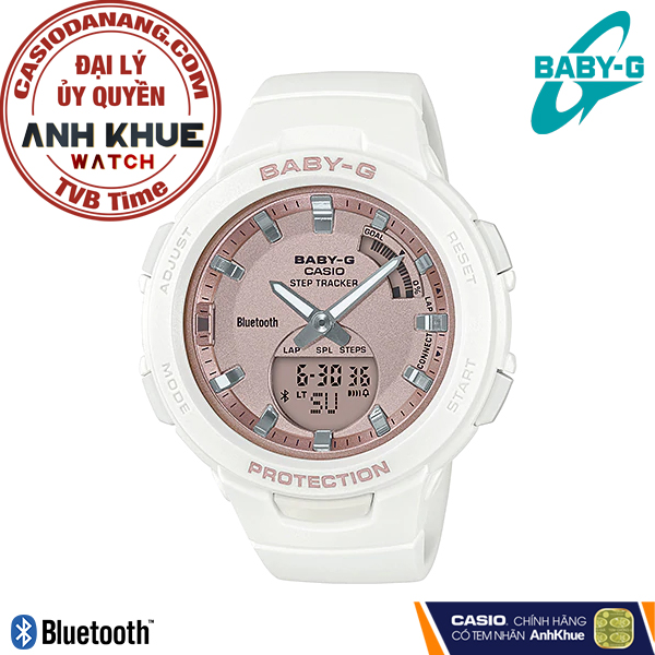 Đồng hồ nữ dây nhựa Casio Baby-G chính hãng BSA-B100MF-7ADR