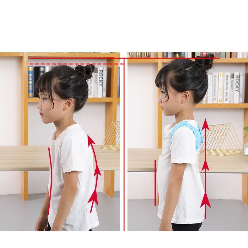 ROGTZ Đai Chống Gù Lưng Số 8 Dành Cho Trẻ Em JZL-B186 - Hàng Nhập Khẩu
