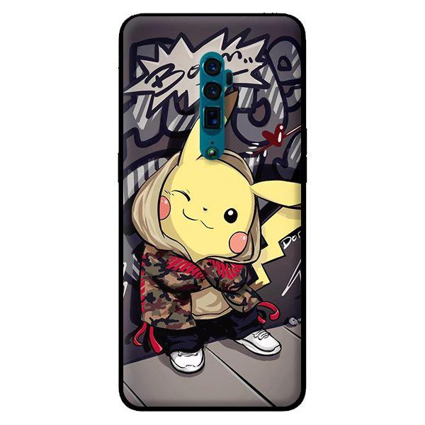 Ốp lưng dành cho Oppo Reno 10x - Pikachu - hàng chính hãng