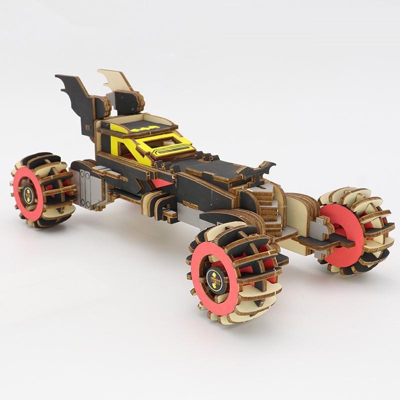 Đồ chơi lắp ghép gỗ 3D- mô hình xe batman- cắt laser