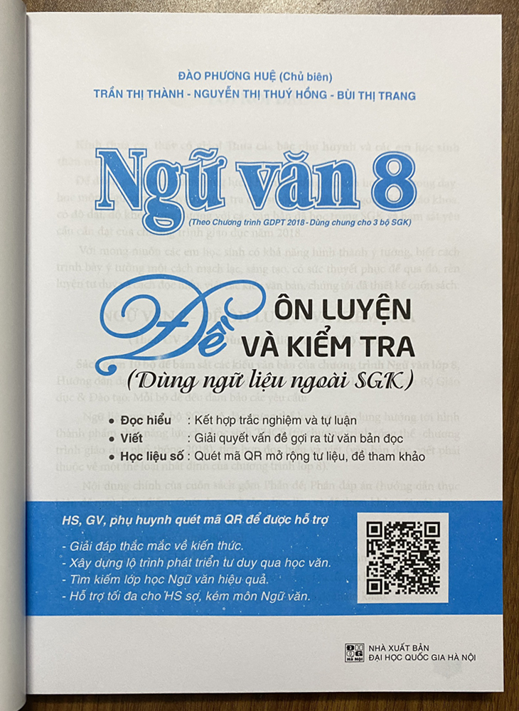 Ngữ văn 8 - Đề ôn luyện và kiểm tra
