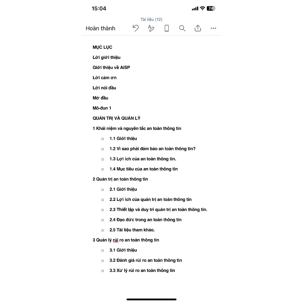 Sách IS-BOK 2.0 - Bộ kiến thức cốt lõi về an toàn thông tin ( XBTT)