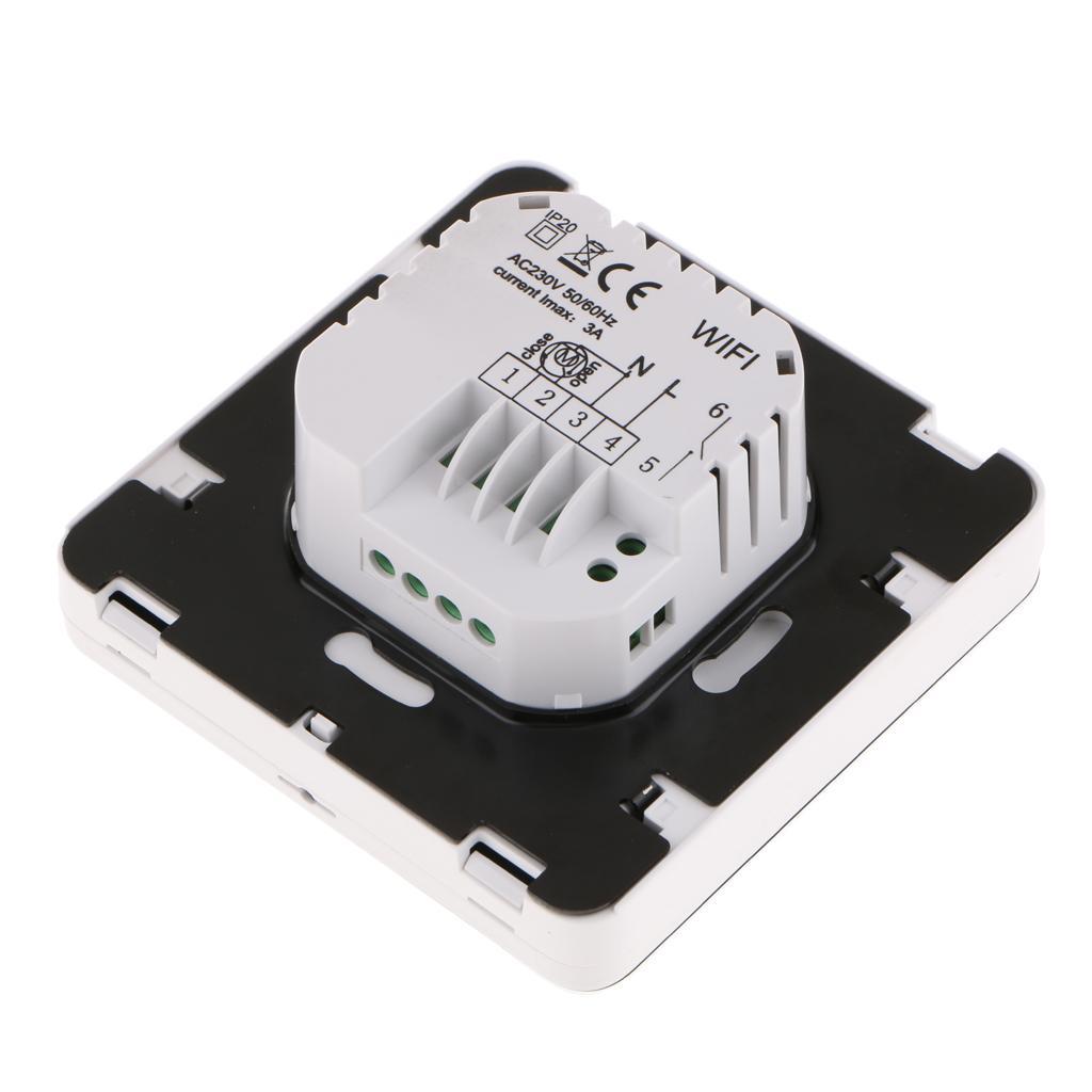 Programmable Smart Wifi Wireless Digital Thermostat LCD Touch App Control