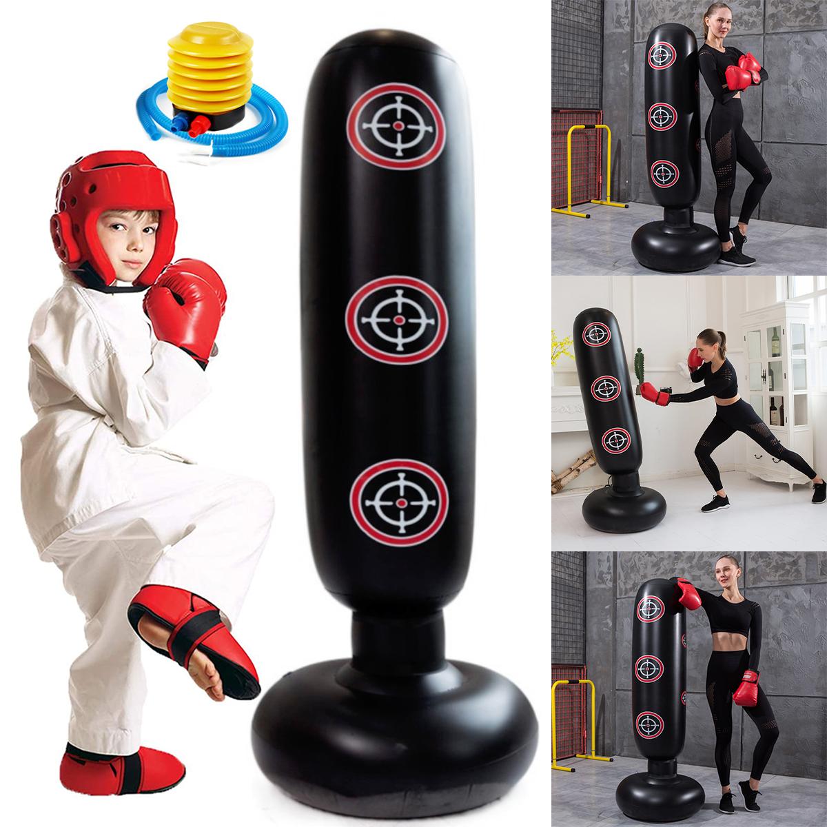 1,6m Bấm bơm Bị đấm Thể thao Thể thao Đào tạo Thể dục Thể dục Bút Bút Bút Bút Túi mục tiêu cho người lớn Trẻ em tuổi teen Color: 5-inch foot pedal