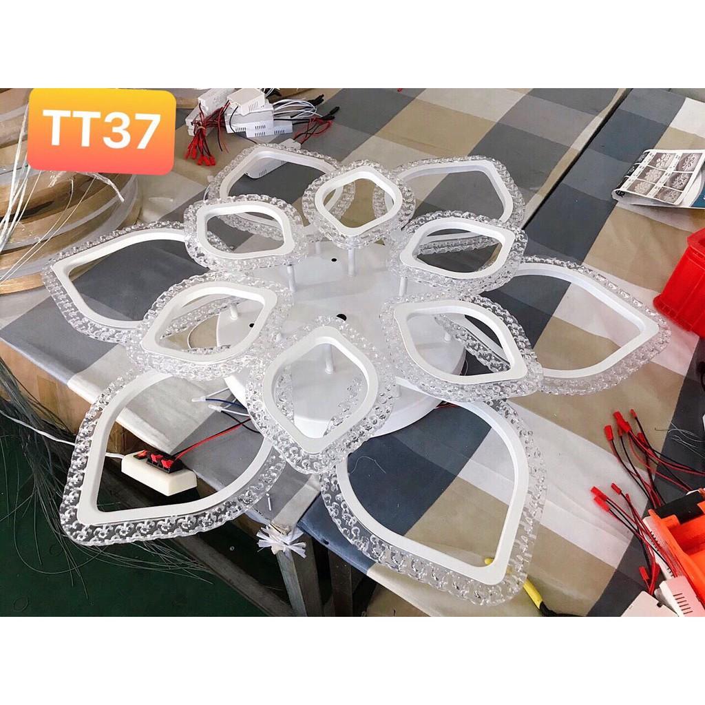 Đèn trần URIANA hiện đại tiết kiệm năng lượng 3 chế độ ánh sáng - kèm điều khiển từ xa