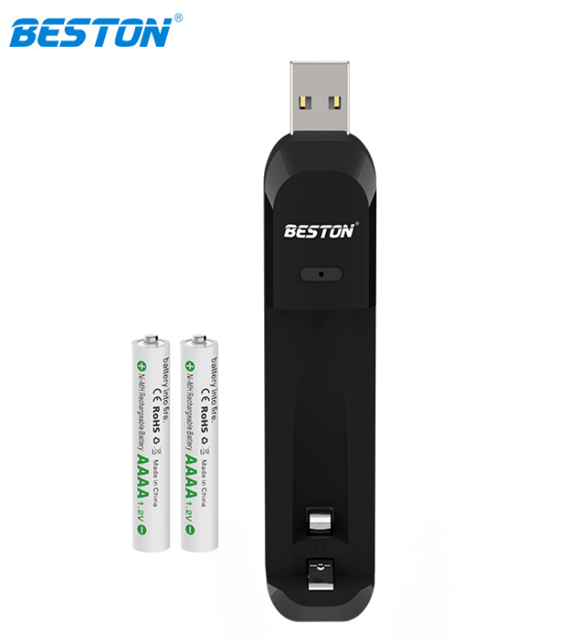 COMBOC8018BAAAA400 sạc chân USB và 2 pin AAAA BESTON
