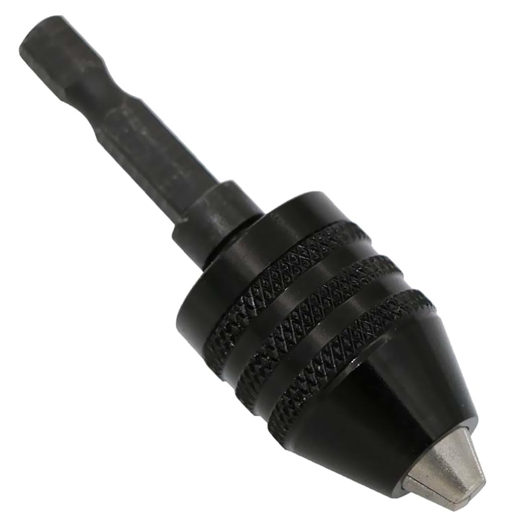 Keyless Drill Chuck Three-Jaw 0.3mm-6.5mm Fixture Clamp Conversion Kit