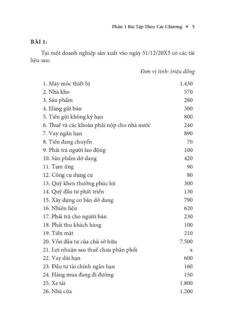 Hệ Thống Bài Tập Và Câu Hỏi Trắc Nghiệp Nguyên Lý Kế Toán (TBLT11) - (Theo Thông Tư Số 99/2025/TT-BTC)