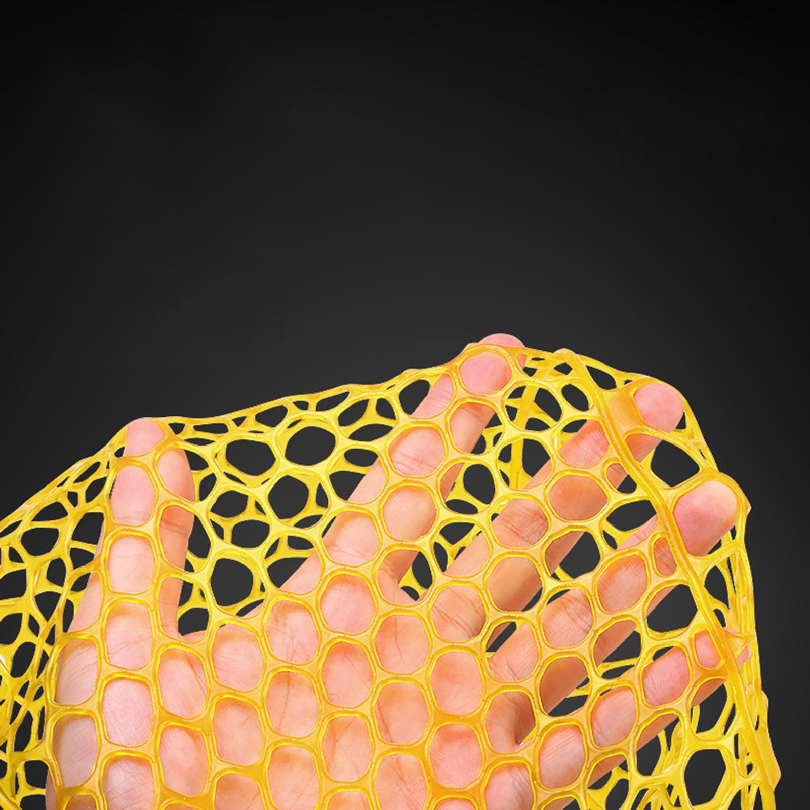 Fishing Landing Net Fishing Mesh Net Comfortable Lightweight Portable Accessories Fish Catching Net for Salmon Bass Boat Outdoor