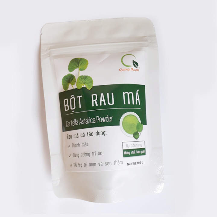 Bột rau má nguyên chất Quảng Thanh 100g (Mẫu mới)