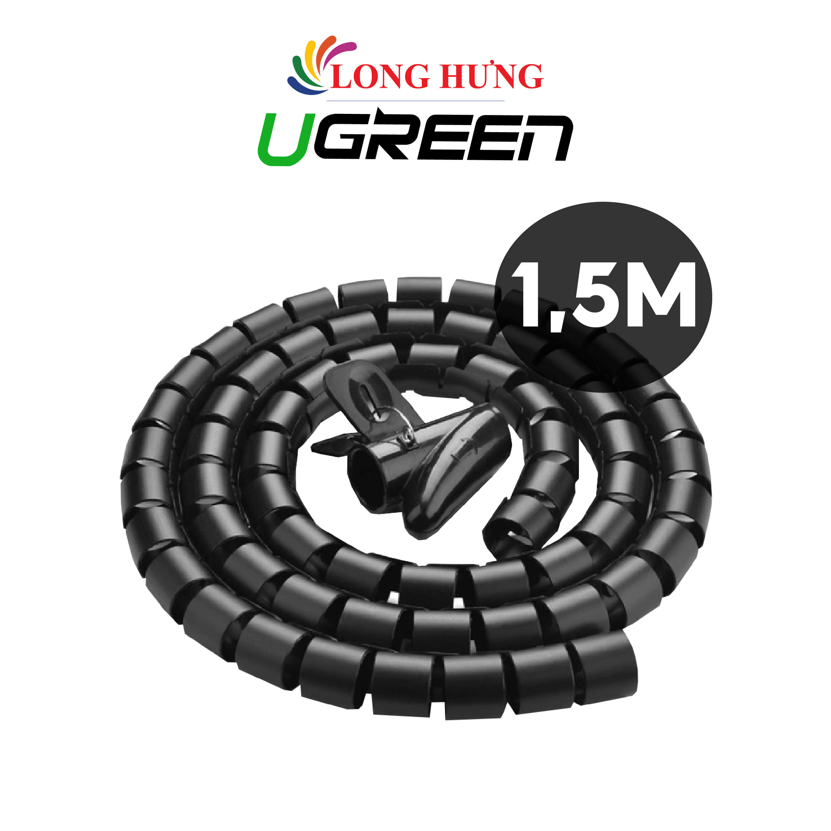 Dây ống xoắn bảo vệ dây cáp Ugreen Cable Zipper LP121 - Hàng chính hãng