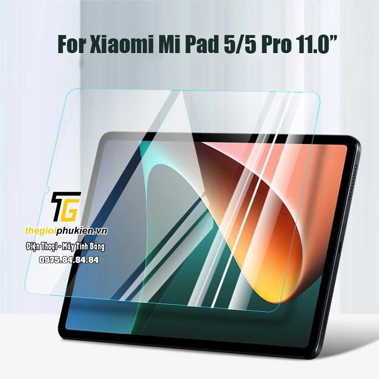 Tấm dán kính cường lực Xiaomi Pad 5 hiệu Glass Pro chống vỡ, chống xước màn hình