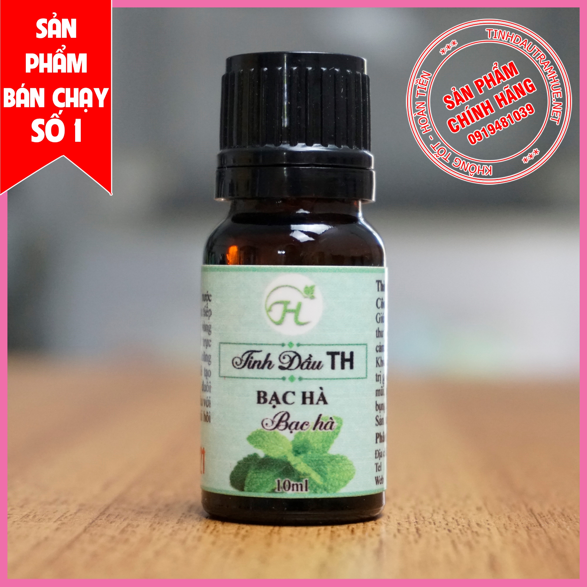Tinh Dầu Bạc Hà TH Việt Nam, 100% Nguyên Chất Dùng Với Máy Phun Sương, Máy Khuếch Tán, Máy Xông Tinh Dầu, Giúp Thơm Phòng, Khử Mùi, Kháng Khuẩn
