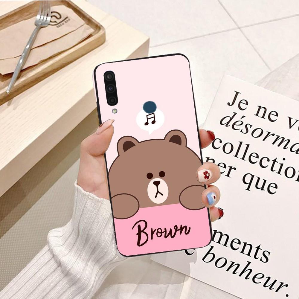 Ốp lưng dành cho điện thoại Vsmart Active 1 Silicon dẻo hình Gấu Brown Dễ Thương