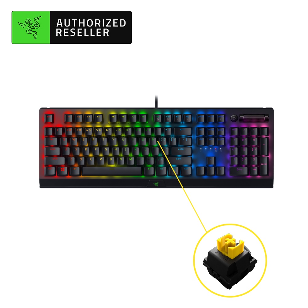 Razer BlackWidow V3 Bàn phím cơ chơi game với Razer Chroma RGB Hàng nhập khẩu