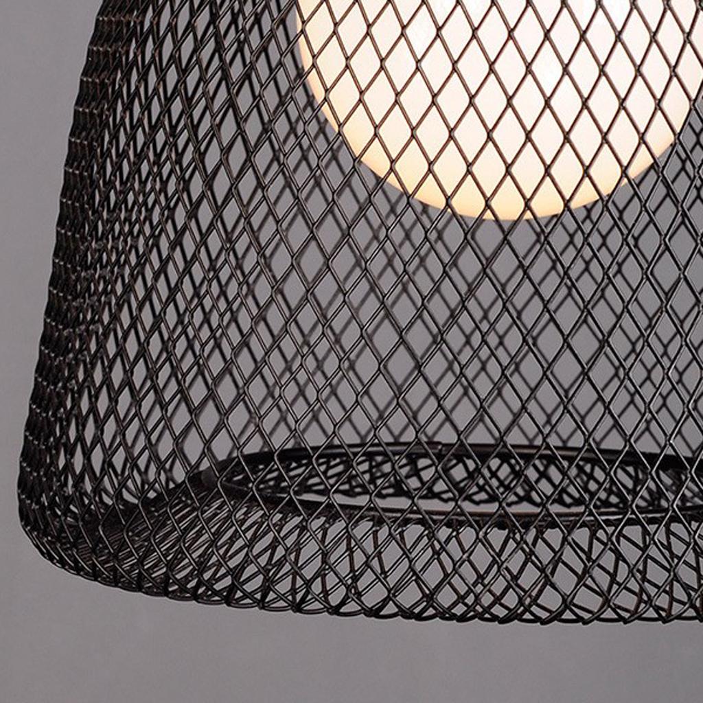 Black Metal Retro Iron Ceiling Pendant Light Chandeliers Fitting Lampshade Loft