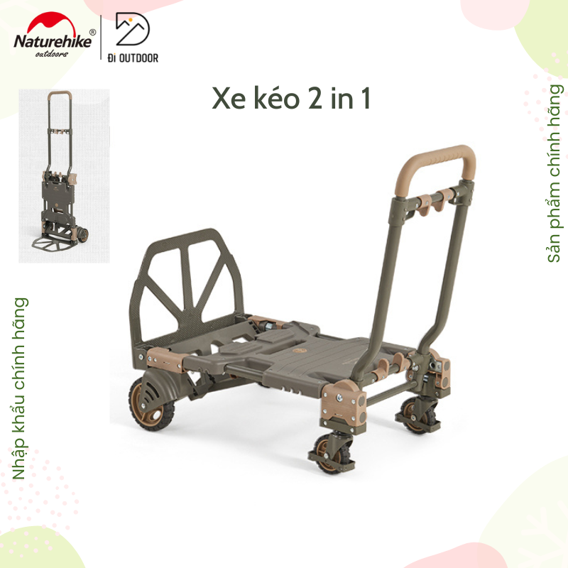 Xe Kéo Dã Ngoại Đa Năng 2 in 1 Naturehike CNH22JU024