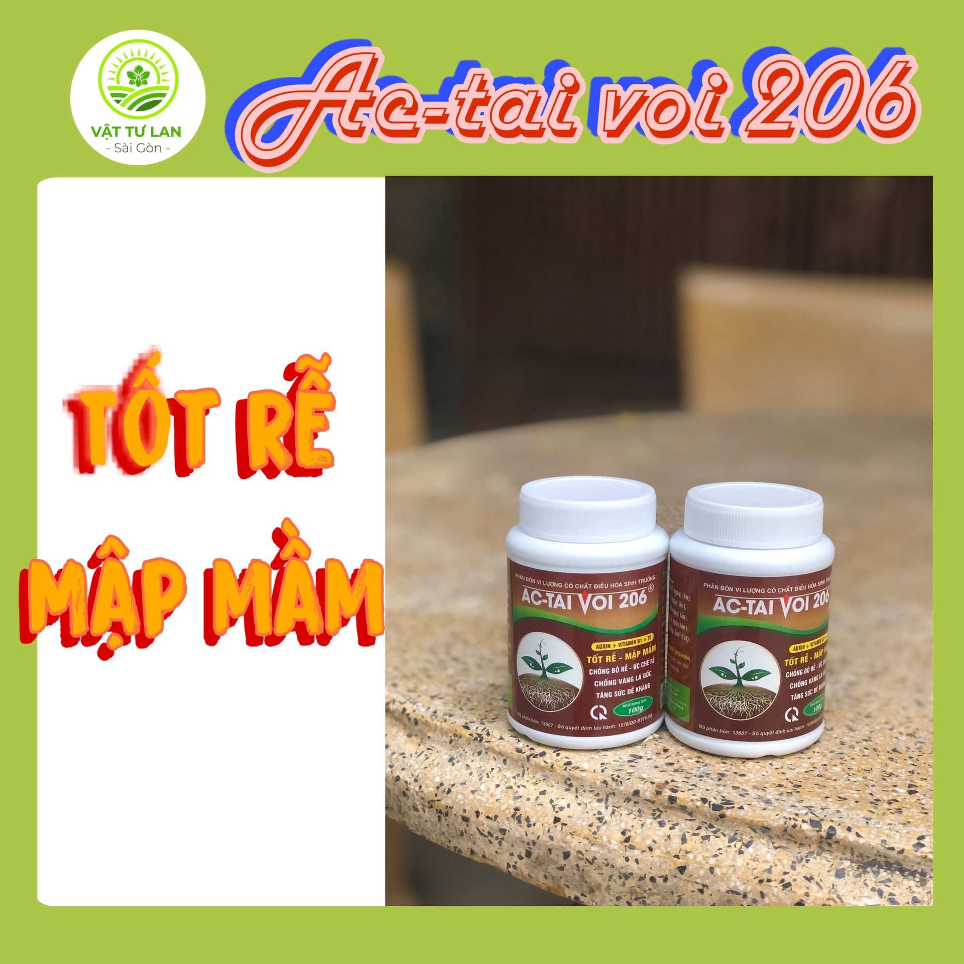 Phân Bón Vi Lượng AC-TAI VOI 206