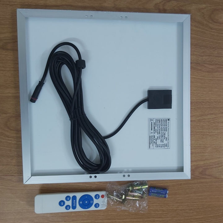 Đèn năng lượng mặt trời, đèn led năng lượng mặt trời, 100W 200W 300W, đặt ngoài trời có điều khiển từ xa.